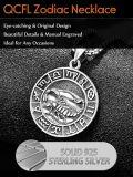 wholesale 925 Sterling Silver Scorpio Zodiac Sign Pendant Necklaces for Men Women Astrology s-0-3