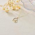 wholesale 14k Gold Mother With Child Pendant-0-2