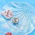 wholesale 925 Sterling Silver Sea Turtle Starfish Blue Opal Crystal Urn Memorial Pendant Necklace-0-5