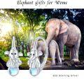 wholesale 925 Sterling Silver Cutie Elephant Moonstone Hoop Earrings Gift for Women Girls-0-3
