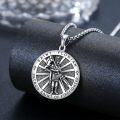 wholesale 925 Sterling Silver St Florian Firefighter Pendant Necklace Catholic s for Men Women Boys Girls-0-4