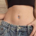 wholesale 925 Sterling Silver Daisy Sunflower Belly Button Ring Evil Eyes Navel Rings for Women Body Piercing Jewelry-0-2