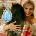wholesale 925 Sterling Silver Teardrop Larimar Pendant Necklace-0-4