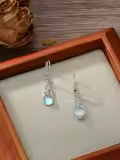 TOUPOP Sterling Silver Celtic Filigree Teardrop Leverback Earrings-0-1