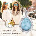 wholesale Sterling Silver Lapis Moonstone Moss Agate Larimar Onyx Cubic Zirconia Pendant Necklace-0-22
