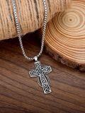 wholesale 925 Sterling Silver Cross Pendant  - Mens Womens Religious -0-4