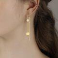 wholesale Gold 925 Sterling Silver Shell Drop Earrings - Elegant  for Her-0-2