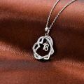 TOUPOP Sterling Silver Gold Plated Heart Pendant Necklace 18th Birthday Anniversary Jewelry Gift-0-4