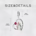 wholesale 925 Sterling Silver Family Love Charm Bracelet Wholesale for Daughter Mother Lover - Birthday Valentine's Day Gifts-0-56