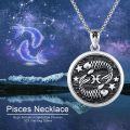 wholesale 925 Sterling Silver Pisces Zodiac Sign Constellation Pendant Necklaces for Women Men Astrology Gifts-0-5