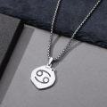 wholesale Sterling Silver Zodiac Constellation Necklace Astrology Pendant-0-14