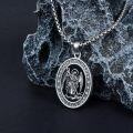 wholesale 925 Sterling Silver Saint Michael Protect Us Medal Necklace for Men/Women-0-1