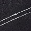 wholesale 925 Sterling Silver Byzantine Chain Necklace - Braided Design (2-5 mm)-0-3