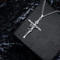 wholesale 925 Sterling Silver Crucifix Pendant Cross Jesus INRI Christian s for Men/Women-0-2