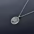 TOUPOP 925 Sterling Silver St Christopher Medal Jewelry Gifts-0-4