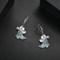 wholesale 925 Sterling Silver Cowboy Boot Earrings-0-3