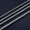 wholesale Sterling Silver Diamond Cut Rope Chain 1 5 3 5mm 18 26 -0-3