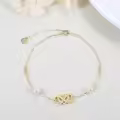 wholesale 14K Gold Infinity Heart Pearl Charm Bracelet Wholesale - Elegant  for Her-0-2