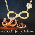 wholesale 14k Gold Crescent Moon Pendant With Sun Detail-0-5