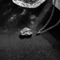 wholesale 925 Sterling Silver Abalone Shell Heart Urn Pendant Necklace Wholesale  Memorial Keepsake Jewelry for Women and Men-0-1