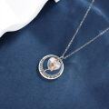 wholesale 925 Sterling Silver Sports Lover's Gift - Volleyball Pendant Necklace-0-1