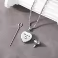 TOUPOP Sterling Silver & Stone Dragonfly Urn Necklace For Ashes Memorial Jewelry-0-3