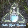 wholesale Sterling Silver Celtic Knot Pendant Necklace for Women-0-12