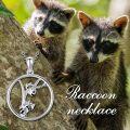 wholesale 925 Sterling Silver Raccoon Mother Daughter Pendant Necklaces for Women Girls  Ideas-0-1