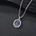 wholesale 925 Sterling Silver Saint Jude Medal Prayer Pendant Necklace for Men & Women-0-1