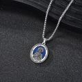 wholesale 925 Sterling Silver Saint Jude Medal Prayer Pendant Necklace for Men & Women-0-1