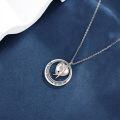 wholesale 925 Sterling Silver Heart Ballet Dancer Pendant Necklace Gift for Sports Lover-0-2