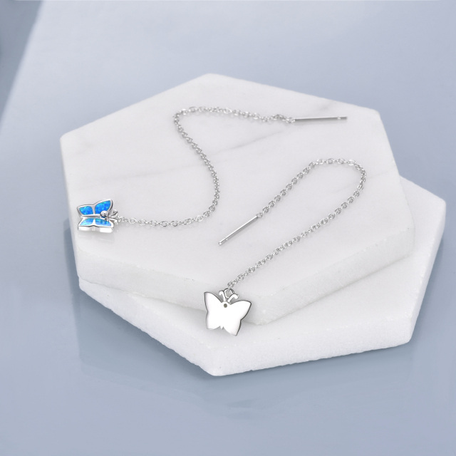 Butterfly Dangle Drop Earrings in 925 Sterling Silver Jewelry Gifts for Women-2