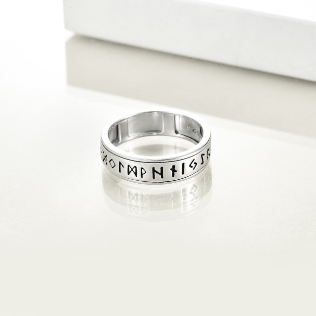 Sterling Silver Compass Ring-4
