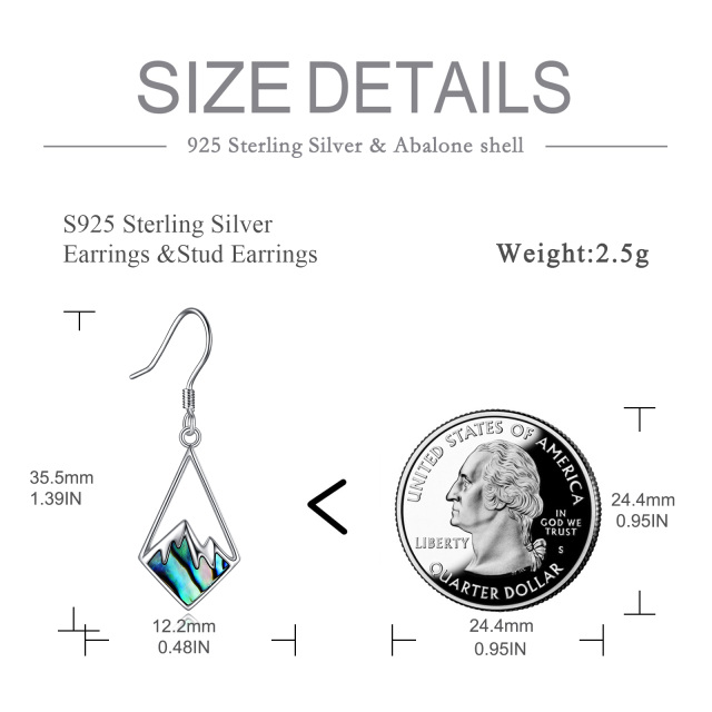 Sterling Silver Faith Mountain Mustard Seed Leverback Earrings Jewelry-4
