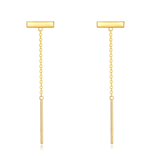 Boucles d'oreilles pendantes en or 14K