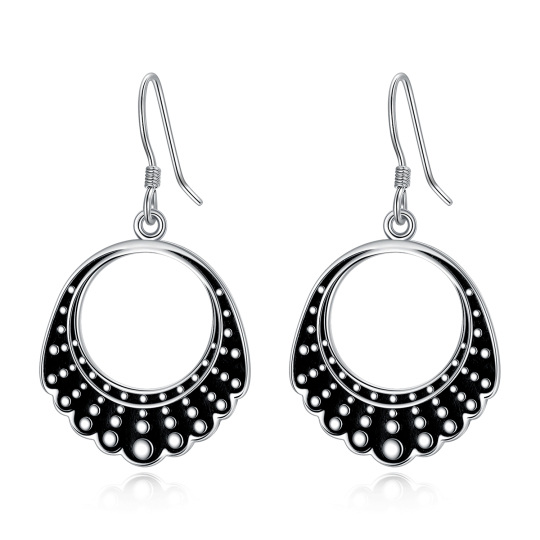 Sterling Silver Ginsberg Collar RBG Drop Earrings for Women