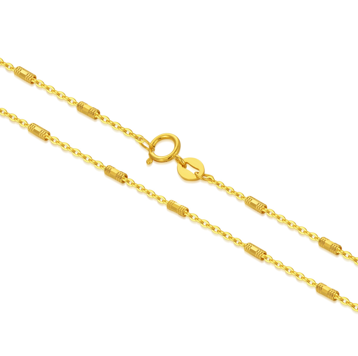 18K Gold Chopin Chain Necklace-1