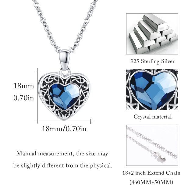 Sterling Silver Crystal Personalized Photo & Heart Personalized Photo Locket Necklace-4