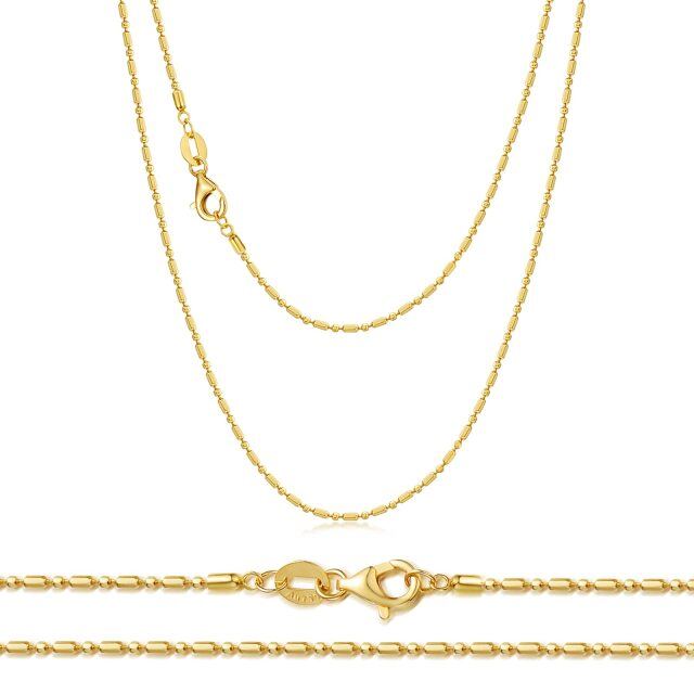 18K Gold Chain Necklace-0
