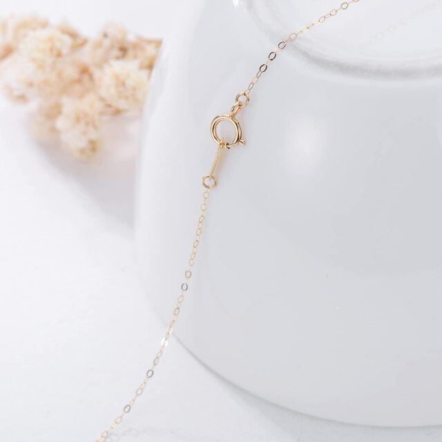 14K Gold Cable Chain Necklace-1
