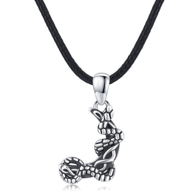 Collana a barre in argento sterling per uomo-1