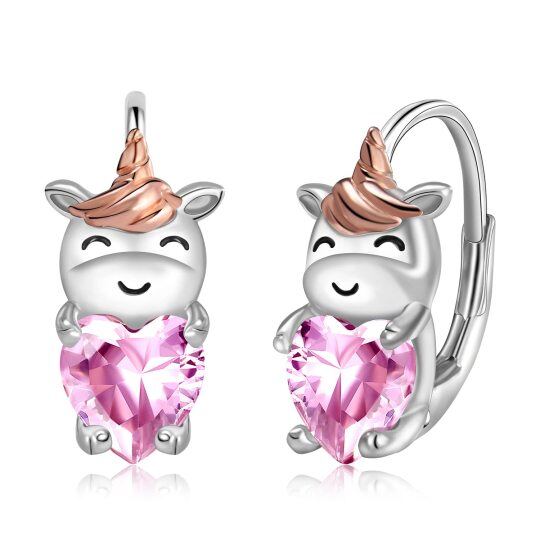 925 Sterling Silver Cute Animal Hoop Hypoallergenic Earrings Jewelry Gifts for Women