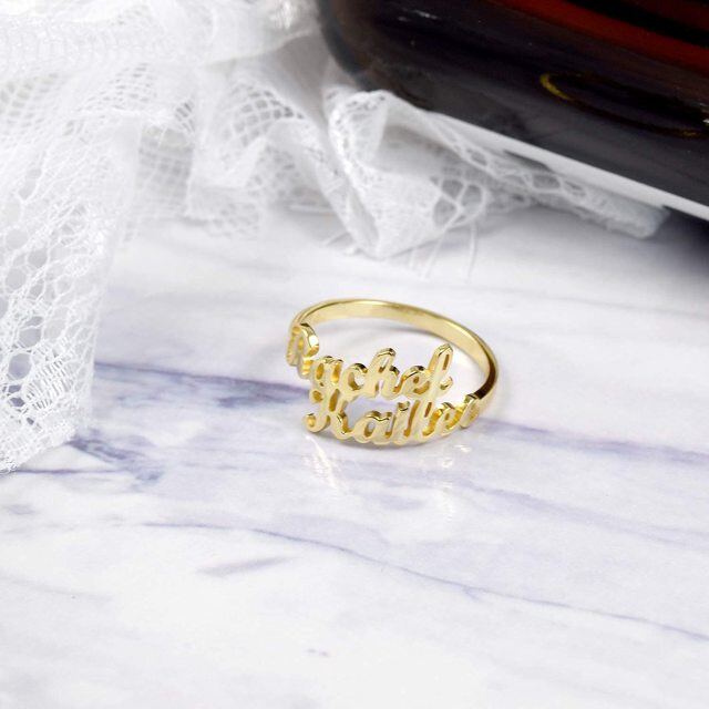 14K Gold Personalized Classic Name Ring-1