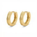 wholesale 925 Sterling Silver Radiant Textured Huggie Earrings Wholesale with Sleek Polished Borders - JewelryODM-0-0