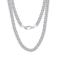 wholesale 925 Sterling Silver Italian Sterling  Cuban Link Chain Necklace Wholesale - Premium  Quality Jewelry-0-0