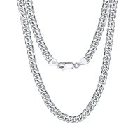wholesale 925 Sterling Silver Italian Sterling  Cuban Link Chain Necklace Wholesale - Premium  Quality Jewelry-undefined