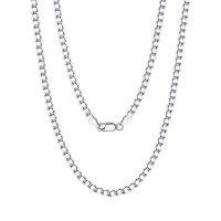 wholesale 925 Sterling Silver Luxury Stainless Steel Cuban Link Chain Necklaces Wholesale - Classic Unisex Jewelry Design-undefined