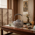 wholesale Pure 999 Handcrafted Silver Dragon Teapot with Intricate Relief and Traditional Cloud Patterns - Handicraft-0-2