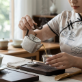 wholesale Pure 999 Fine Silver Modern Square Silver Teapot Sets Wholesale with Artistic Curved Handles - Handicraft-0-2