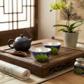 wholesale Pure 999 Handcrafted Ceramic Bowls with Purple, Blue, Green, and Yellow Floral Motif - Handicraft-0-1